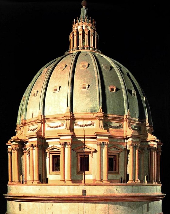 STORIA DELLA COSTRUZIONE DELLA CUPOLA DI SAN PIETRO A ROMA